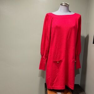 Vince Camino Pink Sweater Dress. Size Large